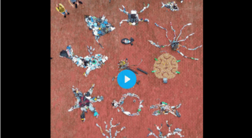 Community Trash Art Performance for the Ocean! Lisboa/Porto