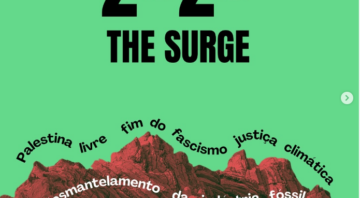  THE SURGE: Marchas contra o fascismo, pela justiça climática, contra as guerras e o genocídio e pela libertação da Palestina